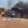 Φωτιά σε λεωφορείο