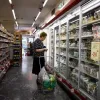 Γυναίκα, σούπερ μάρκετ, προϊόντα
