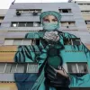 νοσοκομείο, γιατροί, γκράφιτι