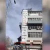 Πανό φοιτητών υπέρ των αγροτών