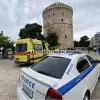 Πτώση άνδρα από τον Λευκό Πύργο
