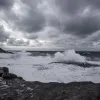 θάλασσα, σύννεφα, κακοκαιρία