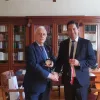 Συνάντηση Πρύτανη ΕΚΠΑ με τον πρόεδρο του Ερυθρού Σταυρού