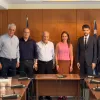 Δόμνα Μιχαηλίδου σε συνάντηση με την ΚΕΔΕ