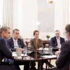 Συνάντηση Δόμνας Μιχαηλίδου με τον Κυριάκο Μητσοτάκη