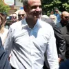 Ο Κυριάκος Μητσοτάκης κάνει περιοδεία στο Καρπενήσι 