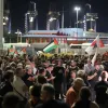 κινητοποίηση στον Πειραιά ενάντια στη μεταφορά στρατιωτικού υλικού στο Ισραήλ