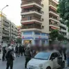 ειρηνική διαμαρτυρία στη Θεσσαλονίκη, έξω από κατάστημα της αλυσίδας YES! STORES