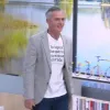 Με μπλούζα για την Παλαιστίνη εμφανίστηκε στον αέρα της εκπομπής ο ηθοποιός Μάριος Αθανασίου