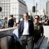 Ο Κυριάκος Μητσοτάκης στο Μετρό Σύνταγμα