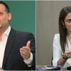 Χάρης Δούκας και Δόμνα Μιχαηλίδου σε κολάζ 