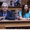η υπουργός Παιδείας Σοφία Ζαχαράκη και ο υφυπουργός Παιδείας, Νίκος Παπαϊωάννου