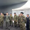 Στρατιώτες στο αγροτικό μπλόκο της Νίκαιας