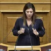 Η Υπουργός Παιδείας, Σοφία Ζαχαράκη στη Βουλή 