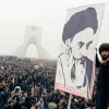 FILE - Iranian protesters demonstrate against Shah Mohammad Reza Pahlavi on Oct. 9, 1978, in Tehran, Iran. (AP Photo)