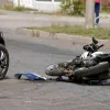 τρακάρισμα με μηχανή
