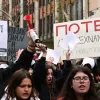 Μαθητές σε κινητοποίηση για τα Τέμπη