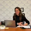 Η υπουργός Κοινωνικής Συνοχής και Οικογένειας, Δόμνα Μιχαηλίδου