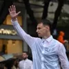 παρελαση υπο βροχή