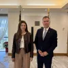 Συνάντηση εργασίας του Πρύτανη του Διεθνούς Πανεπιστημίου της Ελλάδος με την Υπουργό Παιδείας Θρησκευμάτων και Αθλητισμού