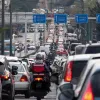 Κίνηση με αυτοκίνητα στο κέντρο της Αθήνας