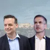 Χάρης Δούκας και Κώστας Μπακογιάννης