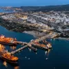 Πανοραμική φωτογραφία από το διυλιστήριο της Motor Oil