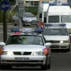 British police cars