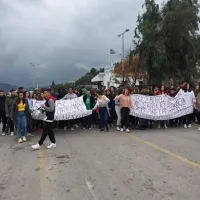 Κινητοποίηση μαθητών της Αιδηψού 