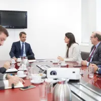 Συνάντηση του Κυριάκου Μητσοτάκη με το Δ.Σ της ΠΟΣΔΕΠ