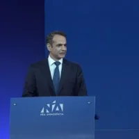 Ο Κυριάκος Μητσοτάκης στο 12ο συνέδριο της ΝΔ