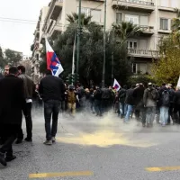 Καταστολή στην πορεία των εκπαιδευτικών