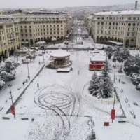 Χιόνι στη Θεσσαλονίκη