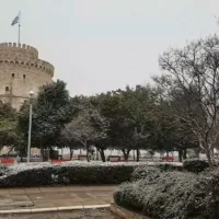 Χιόνι στη Θεσσαλονίκη