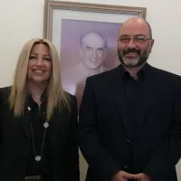 Ο Σάκης Αρναούτογλου και η Φώφη Γεννηματά 