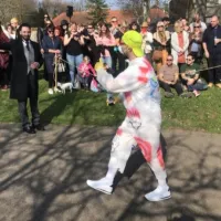 Φωτογραφία από την κηδεία του Keith Flint