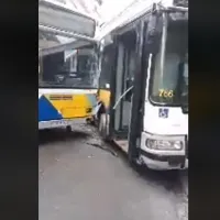 συγκρουση λεωφορείων