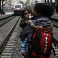 προσφυγες σταθμος Λαρισης