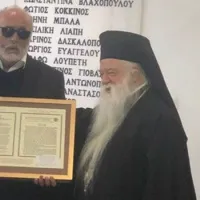 Παναγιώτης Κουρουμπλής και μητροπολίτης Αμβρόσιος