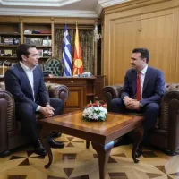 Ζόραν Ζάεφ και Αλέξης Τσίπρας