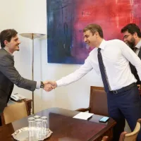 Κυριάκος Μητσοτάκης και Δημήτρης Γιαννακόπουλος