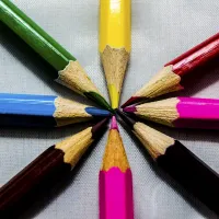 coloured pencils 1280