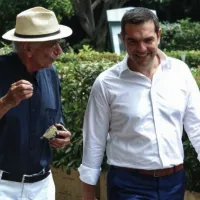 Αλέξης Τσίπρας και Βασίλης Βασιλικός 
