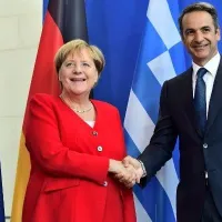 Άνγκελα Μέρκελ και Κυριάκος Μητσοτάκης