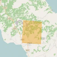 Ο χάρτης της πυρκαγιάς στην Εύβοια