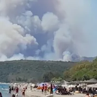 Φωτιά στη Μάνη