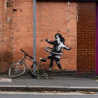 banksy hula hoop