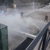 Άνοιγμα πανό στο Σύνταγμα