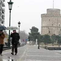 κακοκαιρία Θεσσαλονίκη, κρύο, ηλιοφάνεια