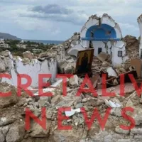 Κατέρρευσε εκκλησία μετά τον σεισμό στην Κρήτη
